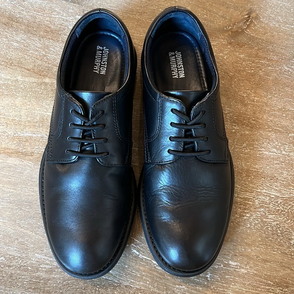Johnston & Murphy Black Holden Oxford